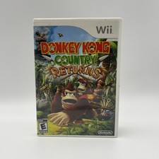 Nintendo Wii Donkey Kong Country Returns Game, Tested W/Manual