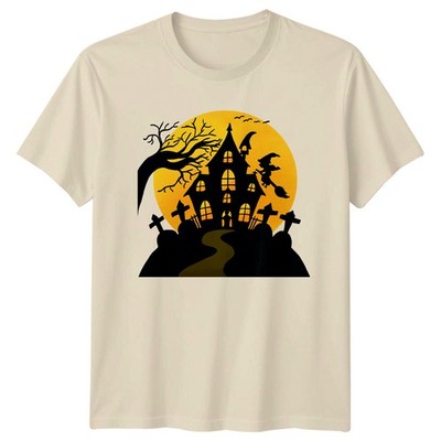 Spukhaus Hexe T-Shirt gruselig Halloween Geschenk für Sie und Ihn