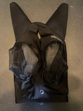 HKM Black Cob NEW Fly Mask