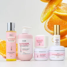 AILKE Glutathione & Vitamin C Whitening Kit – 6 in 1 Skin Care Gift Set