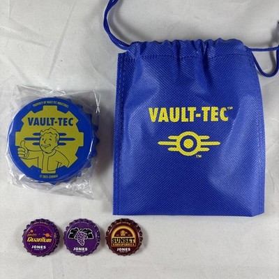 Fallout Jones Soda Vault-Tec Bottle Opener Magnet and Satchel - Costco Exclusive