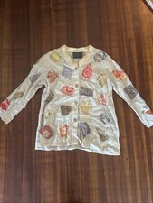 Vintage Stanley Gretzinger button up 1 Of A Kind artsy mix media 94 Of 142 Rare