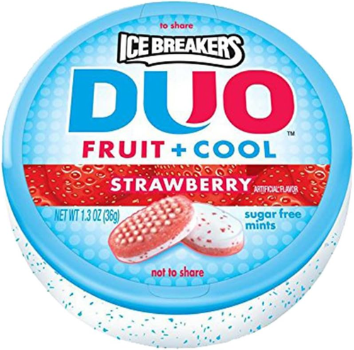 DUO Fruit & Cool Sugar Free Mints, Strawberry 8 Ea - Picture 3 of 4