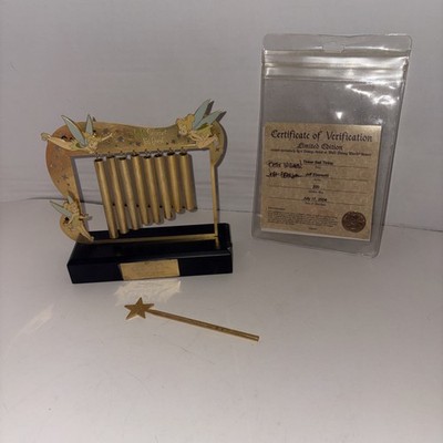 WDW Tinker Bell Tinkle Chimes Set Tinks Summer Pin Quest LE 200 w/ Signed Cert