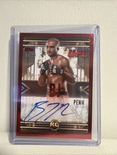 2025 Topps UFC Knockout 2012 Throwback Signatures B.J. Penn #TB-BPRED/25 (AU)