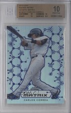 2013 Leaf Rookie Retro Genetic Matrix Carlos Correa #GM-CC1 BGS 10 PRISTINE d4y