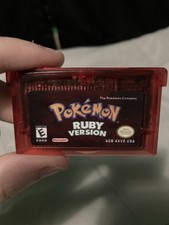Pokemon Ruby GBA Cartridge Tested, Working Battery