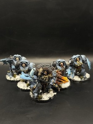 Games Workshop Space Wolves Wolf Guard Terminators | Painted Unit Warhammer 40K