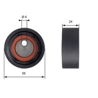 Gates Spannrolle, Zahnriemen Powergrip™ T41064