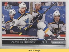 2020-21 Upper Deck French Zach Sanford #156 READ 10v6