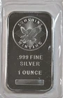 Sunshine Minting 1 oz .999 Fine Silver Bar 1 Ounce Total Precious Metal Content