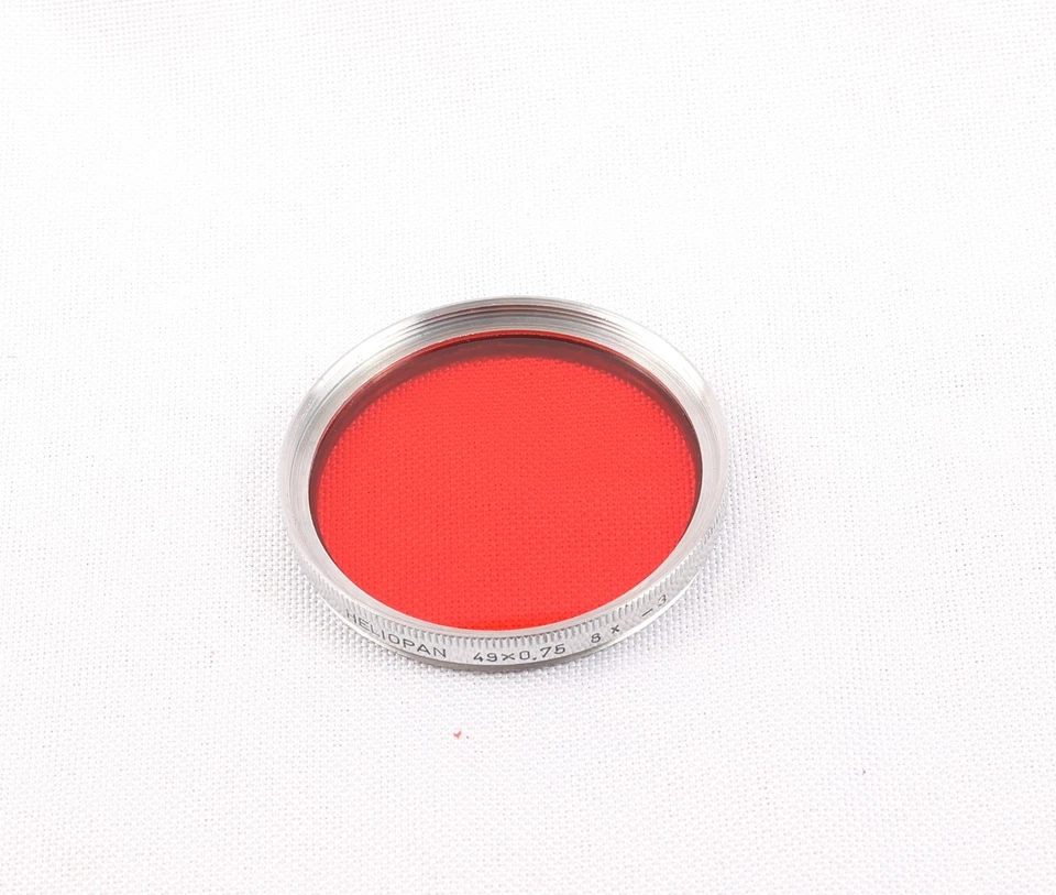 Heliopan 49mm Red 8x Lenms Filter RARE Made in Germany Premium - Image 3 of 3