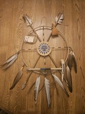 Native American Navajo Peace Pipe 4 Direction...
