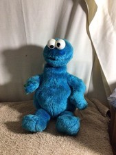 Vtg Sesame Street Nanco Plush 13" COOKIE MONSTER 2003 pre-owned