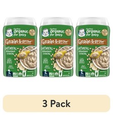 3 pack 2nd Foods Organic for Baby Grain amp Grow Oatmeal Baby Cereal Banana 8 oz
