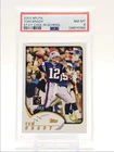 TOM BRADY 2003 TOPPS NFLPA STAY COOL IN SCHOOL FOOTBALL G PSA 8 Q0004