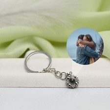 Portachiavi Proiezione Foto Cuori Piccoli Personalizzato • Portachiavi Segreto Regalo Mamma