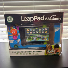 LeapFrog LeapPad Academy Tablet Green w/ Box Accessories FOR PARTS/REPAIR