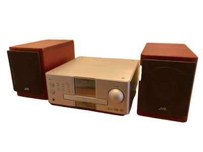 【JVC】CA-EXS5 本体のみ JVC EX-A1 CD/DVD Receiver Wood Cone Speakers SP-EXA1 Tested Sounds