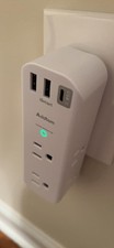 Surge Protector Wall Outlet Extender Multi Plug Outlet with Rotating Plug 6AC