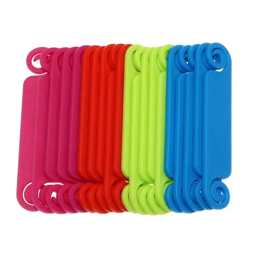 20Pcs Cable Tags Multicolor Cable Management Labels Writable Cable Tags3534