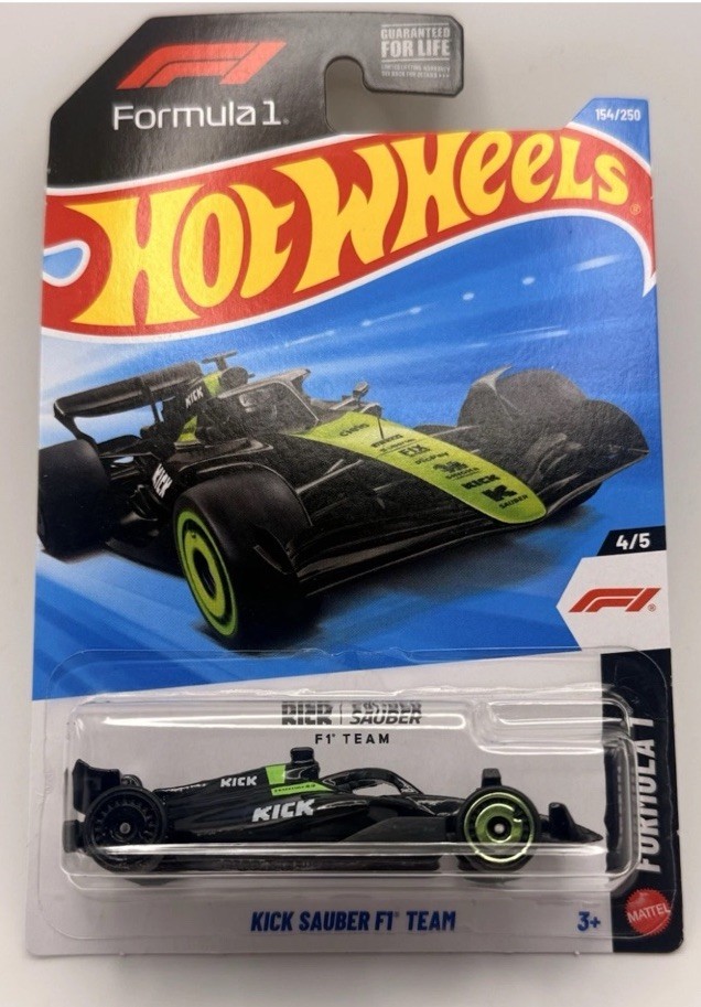 2026 Hot Wheels Formula 1 Kick Sauber F1 Team