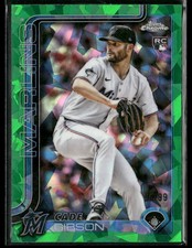 2025 Topps Chrome Update Sapphire Cade Gibson #USC181 Green 96/99 RC Rookie