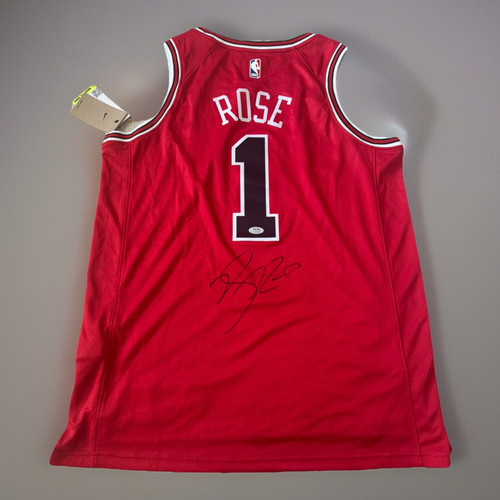 Derrick Rose Signed Auto Autograph Nike Swingman Chicago Bulls Jersey PSA COA - Picture 1 of 3