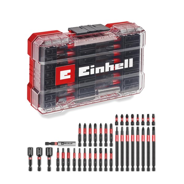 Einhell Impact-Bit-Set 38-Tlg. Schlagfeste Bits S2 Stahl Mit Bithalter 25-90 Mm-image