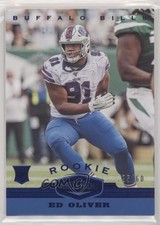 2019 Panini Plates & Patches Rookies Blue 25/60 Ed Oliver #198 y0y