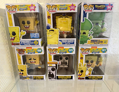 Funko Pop! SpongeBob SquarePants Vinylfiguren Set 6 Stk.