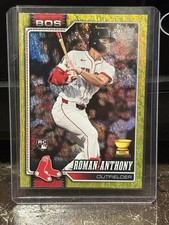 Roman Anthony Topps #189 Rookie Yellow Holo Foil 12/399 Red Sox RAW