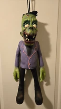 Vintage Frankenstein Rubber Halloween Decoration Paper Magic Group 2001