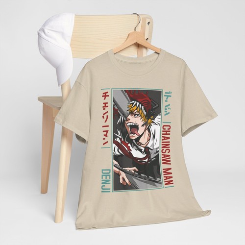 Denji Chainsaw Man Shirt Makima Anime Tee T-Shirt Pochita Manga Otaku Unisex - Imagen 39 de 46