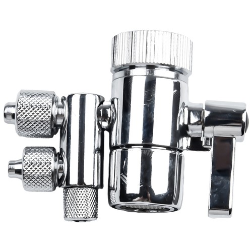 Water Filters Purifiers Two Way Faucet Filter Diverter Valve 3/8in & 5/16in Out - Picture 10 of 24