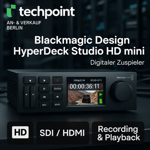 Blackmagic Design HyperDeck Studio HD mini Digitaler Zuspieler  Tv- Audio ✅ OVP