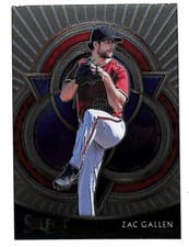 2021 Panini Select Zac Gallen Phenomenon insert card Dbacks