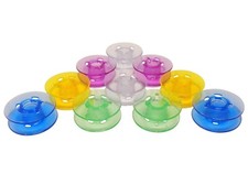 10 Farbige Bunte Kunststoff Spulen für Pfaff tiptronic Nähmaschinen