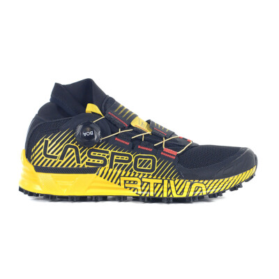 La Sportiva Men's Cyklon Black/Yellow Trail Running Shoes 46W