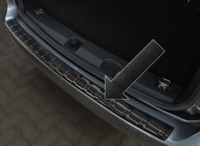 Ladekantenschutz Edelstahl schwarz für VW Caddy V 5. Generation ab Bj. 10.2020-