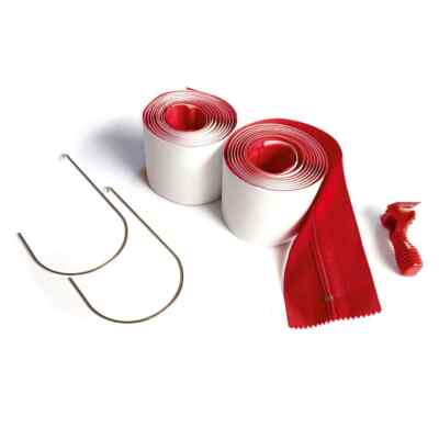 ZipWall HDAZ2 3 in. x 84 in. Heavy-Duty Adhesive Zippers Includes Knife (2-Pack)