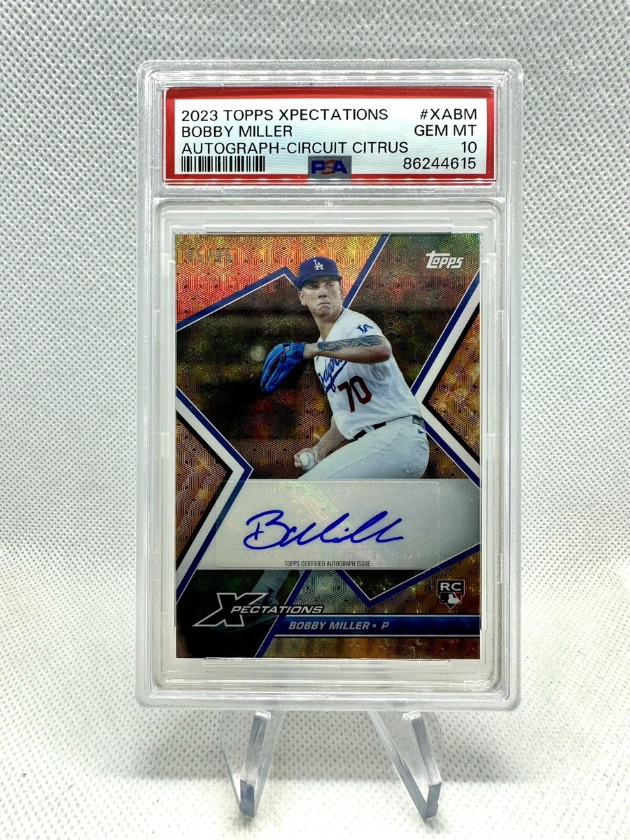 17/25 Topps Now Bobby Miller Auto /25