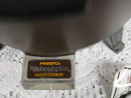 NWOB HTF PRESTO 6 QT. ELECTRIC KITCHEN KETTLE MULTI-COOKER/STEAMER NEW 0600003 - Picture 7 of 11