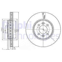 2X Delphi BG4536C Bremsscheibe FüR Dacia Renault