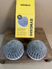 Synoshi Cone Brush Heads 2 In Box Perfect for Corners & Hard-To-Reach Places