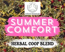 SUMMER COMFORT ~ Herbal Coop Blend ~ Nesting Herbs for Backyard Chickens Ducks