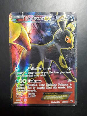 ブラッキーEX　SR　海外版 英語版　Umbreon EX - 119/124 ブラッキーEX SR 海外版 英語版 Umbreon EX - 119/124 -【Card