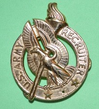 Army Recruiter Identifikation Badge