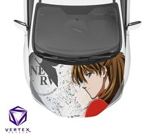Neon Genesis Evangelion Anime Hood Wrap Weatherproof Vinyl Decal 50" X 60"