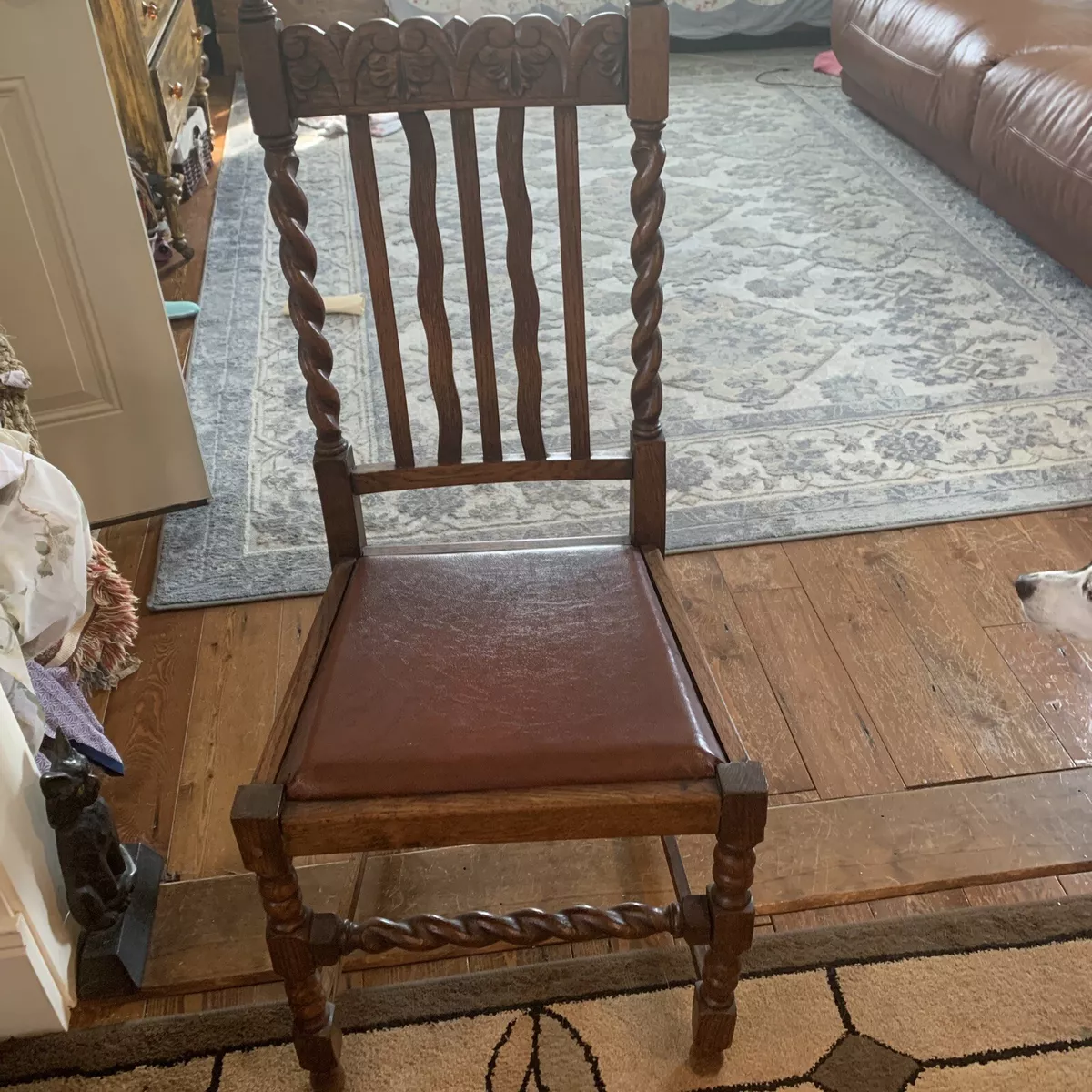 Antique barley twist chairs sale
